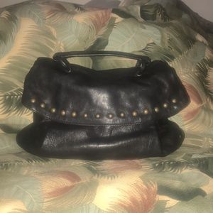 Leather purse made in Italy